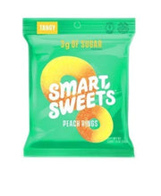Load image into Gallery viewer, SmartSweets Peach Ring Gummy, Sour Gummy Bears, Sweet Fish, Sour Buddies, Assortment Pack, Low Carb, Low Sugar, 7.2 oz. Total Keto-Friendly - Including New Flavor Peach Ring!