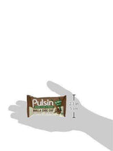 Load image into Gallery viewer, Pulsin Healthy Snack Natural Plant Based Vegan Free From Vanilla Choc Chip Protein Bar 18x50g