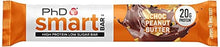 Load image into Gallery viewer, PhD Smart Bar, High Protein Low sugar chocolate coated snack (Dark Chocolate Caramel), 12 Bars