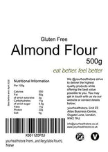 Load image into Gallery viewer, yourhealthstore Premium, Gluten Free, Finely Ground Almond Flour 500g, Non GMO, Blanched, Keto, from Spain (Resealable and Recyclable Pouch).