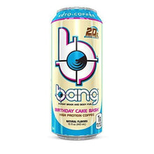 Load image into Gallery viewer, BANG Keto Coffee Energy Drink with Chocolate Peanut Butter, Birthday Cake, 12 Count - Carb Free Zone