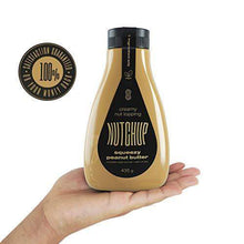 Load image into Gallery viewer, NUTCHUP The First Squeezy Peanut Butter | Gluten Free Vegan Nut Topping for Bread, Snacks, Pancake | Slimming Food for Diabetic on Keto Paleo Dukan & Low Calorie Diet | 435g Bottle (3)