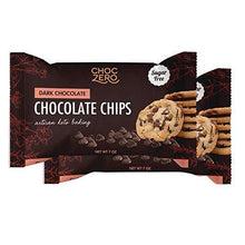 Load image into Gallery viewer, ChocZero's Dark Chocolate Chips - Sugar Free, Low Carb, Keto Friendly (2Bag, 14oz) - Carb Free Zone