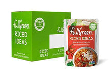 Load image into Gallery viewer, Fullgreen, Riced Ideas, Sun Dried Tomato, Cauliflower Rice in Sauce case of 6 pouches - the perfect low-carb, Keto meal or side - Carb Free Zone