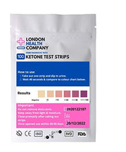 Load image into Gallery viewer, Ketone Keto Urine Test Strip Dipsticks to Test for Ketosis in resealable Pouch