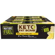 Load image into Gallery viewer, Keto Fat Bomb Cups White Choco Lemon (14 Servings)
