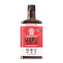 Load image into Gallery viewer, Lakanto Sugar Free Maple Syrup - Monkfruit Sweetener, Keto Diet Friendly, Vegan, 1g Net Carbs, Pancakes, Waffles, Oatmeal, Coffee, Tea, Granola, Frosting, Marinade, Dressing (13 Fl Oz - Pack of 1)
