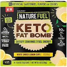 Load image into Gallery viewer, Keto Fat Bomb Cups White Choco Lemon (14 Servings)
