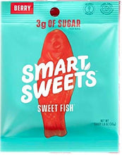 Load image into Gallery viewer, SmartSweets Peach Ring Gummy, Sour Gummy Bears, Sweet Fish, Sour Buddies, Assortment Pack, Low Carb, Low Sugar, 7.2 oz. Total Keto-Friendly - Including New Flavor Peach Ring!