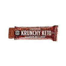 Load image into Gallery viewer, Crunchy Keto Bar (15x35g) - High Fibre Low Carb All Natural No Sugar - Liquorice - Carb Free Zone