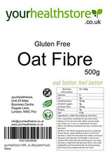 Load image into Gallery viewer, yourhealthstore Premium Oat Fibre 500g (1.1lb), Extra Light and Fluffy, Great for Keto King Bread, Vegan, Produced in The EU, (Recyclable Pouch)