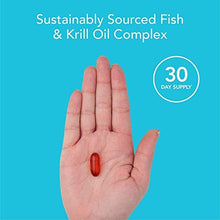Load image into Gallery viewer, Keto Omega Fish Oil with Wild Sockeye Salmon, Antarctic Krill Oil, Astaxanthin & Coconut MCT Oil ~ 1200mg of EPA & DHA per Serving ~ Keto Certified & Non-GMO Verified (120 softgels)