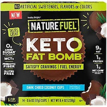Load image into Gallery viewer, Keto Fat Bomb Cups Dark Choco Coconut (14 Servings)