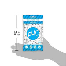 Load image into Gallery viewer, PUR 100% Xylitol Chewing Gum, Sugarless Peppermint, Sugar Free + Aspartame Free + Gluten Free, Vegan & Keto Friendly - Healthy, Low Carb, Simply Pure Natural Flavoured Gum, 55 Pieces (Pack of 1)