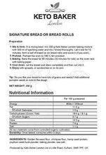 Load image into Gallery viewer, Keto Baker London Bread and Cake Mix - Signature Loaf Baking Mix, Vegan, Gluten-Free and Low-Carb
