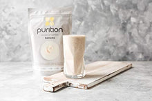 Load image into Gallery viewer, Purition Banana Natural Protein Powder for Keto Diet Shakes and Meal Replacements Shakes With Only Natural Ingredients, 1 Bag (12 Servings)