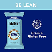 Load image into Gallery viewer, JiMMY! Keto Macadamia Nut, Keto Friendly Bar, 16g Fat, 4g Net Carbs, High Fats and Low Net Carbs, Grain and Gluten Free, 12 Count, Packaging May Vary…