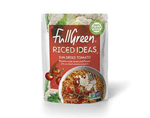 Load image into Gallery viewer, Fullgreen, Riced Ideas, Sun Dried Tomato, Cauliflower Rice in Sauce case of 6 pouches - the perfect low-carb, Keto meal or side - Carb Free Zone
