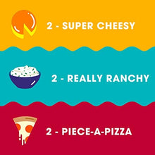 Load image into Gallery viewer, Hilo Life Keto Friendly Low Carb Snack Mix, Super Cheesy, Really Ranchy & Piece-A-Pizza, 6 Count 3 Flavor Variety Pack 8.88 Ounce