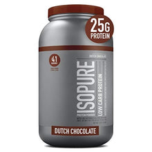 Load image into Gallery viewer, Isopure Low Carb, Vitamin C and Zinc for Immune Support, 25g Protein, Keto Friendly Protein Powder, 100% Whey Protein Isolate, Flavor: Dutch Chocolate, 3 Pounds (Packaging May Vary)