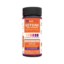 Load image into Gallery viewer, Ketone Keto Urine Test Strips. Look and Feel Great on a Low Carb Ketogenic Diet. Accurately Measure Your Fat Burning Ketosis Levels in 15 Seconds. 125 Strips.