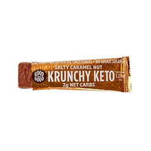 Load image into Gallery viewer, Krunchy Keto Bar (15x35g) - High Fibre Low Carb All Natural No Sugar Added - Salty Caramel Nut