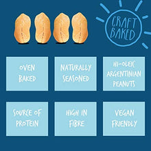 Load image into Gallery viewer, Real Handful Craft Baked Sea Salted Peanuts - Hi-Oleic Argentinian Peanuts - Salted Nuts Naturally Seasoned - Never Fried or Roasted - Vegan & Keto Friendly - Protein Snack (2 x 500g Bulk Packs)