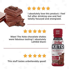 Load image into Gallery viewer, SlimFast Keto Chocolate Shake - Ready to Drink Meal Replacement, (Each 4 Count of 11 Fl Oz Bottles) 44 Fl Oz