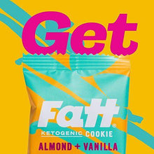 Load image into Gallery viewer, Fatt (aka Fattbar) Ketogenic Butter Cookies (Almond & Vanilla, 5-Pack) | New Name - Same Keto Cookie | 1.5g Carbs | Super Fats Natural Keto Snacks | Low Carb, High Fibre, Low Sugar, Sweetener Free - Carb Free Zone