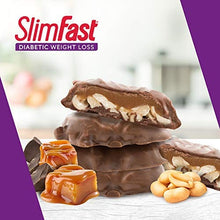 Load image into Gallery viewer, SlimFast Diabetic Weight Loss Snack - Nutty Caramel & Chocolate Clusters - 20g - 14 Count - Pantry Friendly