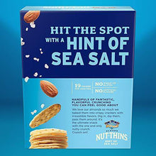 Load image into Gallery viewer, Blue Diamond Almond Nut Thins Cracker Crisps, Hint of Sea Salt, 4.25 Ounce (Pack of 6) - Carb Free Zone