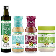 Load image into Gallery viewer, Primal Kitchen Keto Starter Kit Includes Extra Virgin Avocado Oil, Avocado Oil Mayo, and Avocado Oil Dressings (4 count)