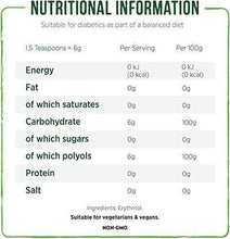 Load image into Gallery viewer, Pure Via Erythritol 1kg, Keto Friendly Sugar Alternative, Non-GMO Certified