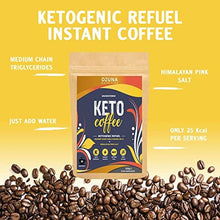 Load image into Gallery viewer, Keto Coffee | Instant Bulletproof Ketogenic Refuel Coffee with MCT Oil | Zero Carb, Sugar Free, Low Calorie Ketosis Diet Drink | Unsweetened - 30 Servings