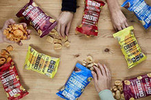 Load image into Gallery viewer, THE CURATORS Pork Puffs - Sweet Chilli BBQ, 22g (12 Packs) - High Protein Low Carb Keto Savoury Snacks with Crunch