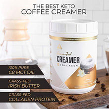 Load image into Gallery viewer, Grass Fed Keto Creamer - Grass Fed Butter - Grass Fed Collagen - Grass Fed Whey - Pure C8 MCT Oil - The Perfect Keto Bomb BPC Creamer (Vanilla Sweet Cream)