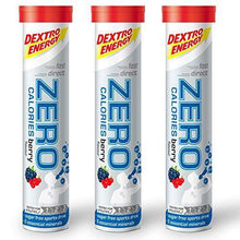 Load image into Gallery viewer, Dextro Energy Zero Calories I Recovery & Hydration Electrolyte Drink I Zero Tablets I Buy 2 Get 1 Free (2 Berry + 1 Berry FREE) - Carb Free Zone