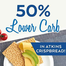 Load image into Gallery viewer, Atkins Low Carb Crispbread, Keto Snack, High Fibre, Low Sugar, 20 Pack Box x 6 - Carb Free Zone