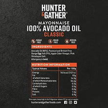Load image into Gallery viewer, Hunter & Gather Avocado Oil Mayonnaise - 250g | Made with Pure Avocado Oil and British Free Range Egg Yolk | Paleo, Keto, Sugar and Gluten Free Avocado Mayo | Free from Artificial Flavourings