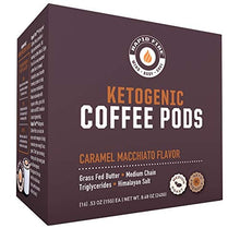 Load image into Gallery viewer, Rapid Fire Caramel Macchiato Ketogenic High Performance Keto Coffee Pods, Supports Energy & Metabolism, Weight Loss, Ketogenic Diet 16 Single Serve K Cup Pods