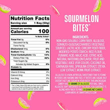 Load image into Gallery viewer, NEW SmartSweets Sourmelon Bites, Candy with Low Sugar (3g), Low Calorie, Plant-Based, Free From Sugar Alcohols, No Artificial Colors or Sweeteners, Pack of 6
