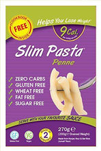 Load image into Gallery viewer, Eat Water Slim Pasta Penne Zero Carbohydrate 5 Pack * 270 Grams | Made from Gluten Free Konjac Flour | Keto Paleo Diet and Vegan | Zero Sugar and Low Calorie Food | Free 60-Recipe e-Cook Book Inside - Carb Free Zone