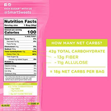 Load image into Gallery viewer, NEW SmartSweets Sourmelon Bites, Candy with Low Sugar (3g), Low Calorie, Plant-Based, Free From Sugar Alcohols, No Artificial Colors or Sweeteners, Pack of 6