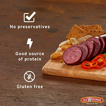 Load image into Gallery viewer, Old Wisconsin Premium Summer Sausage, 100% Natural Meat, Charcuterie, Ready to Eat, High Protein, Low Carb, Keto, Gluten Free, Beef Flavor, 16 Ounce