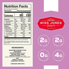 Load image into Gallery viewer, Miss Jones Baking Keto Brownie Mix - Gluten Free, Low Carb, No Sugar Added - Diabetic, Atkins, WW, and Paleo Friendly (3 Count Case)