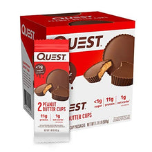 Load image into Gallery viewer, Quest Nutrition High Protein Low Carb, Gluten Free, Keto Friendly, Peanut Butter Cups, 17.76 Ounce
