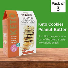 Load image into Gallery viewer, Too Good Gourmet Keto Cookies, Soft-Baked Healthy Snacks, Sugar and Grain-Free Low Carb Keto Snacks, Delicious Healthy Sweets with Less Than 2g Net Carbs (Variety Pack of 3, 5oz Boxes, Peanut Butter)