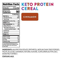 Load image into Gallery viewer, HighKey Protein Snacks - Keto Breakfast Cereals - 0 Net Carb & Zero Sugar, Grain & Gluten Free Cereal Snack - Non GMO Food - Paleo, Diabetic, Ketogenic Flakes - Healthy Grocery Foods - Variety 4 Pk