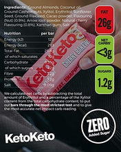 Load image into Gallery viewer, Keto Keto Bars 12 x 50g Keto Snacks For Weight Loss | Keto Diet, Sugar Free Snack, Meal Replacement Bar | Healthy Snacks, Keto Food, Low Carb | Low Calorie, Vegan Food, Breakfast Bar (Cherry Bakewell)