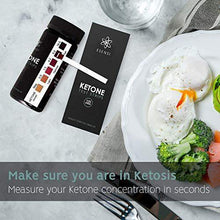 Load image into Gallery viewer, ESENSI Ketone Test Strips. 125 Keto Urine Dip Sticks Accurately Detect and Measure Fat Burning Ketosis Levels in Seconds. Professional UK Reagent Testing Kit for Low Carb or Diabetic Urinalysis - Carb Free Zone